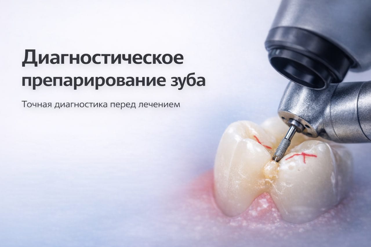 Диагностическое препарирование зуба